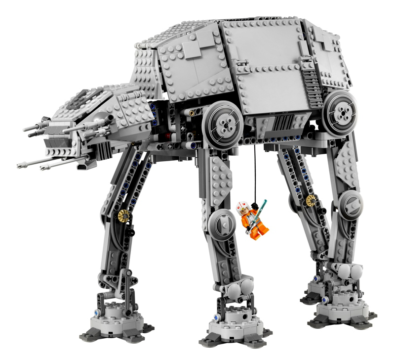 Illustration for article titled Star Wars AT-AT Made of LEGO, Motorized for Your Amusement